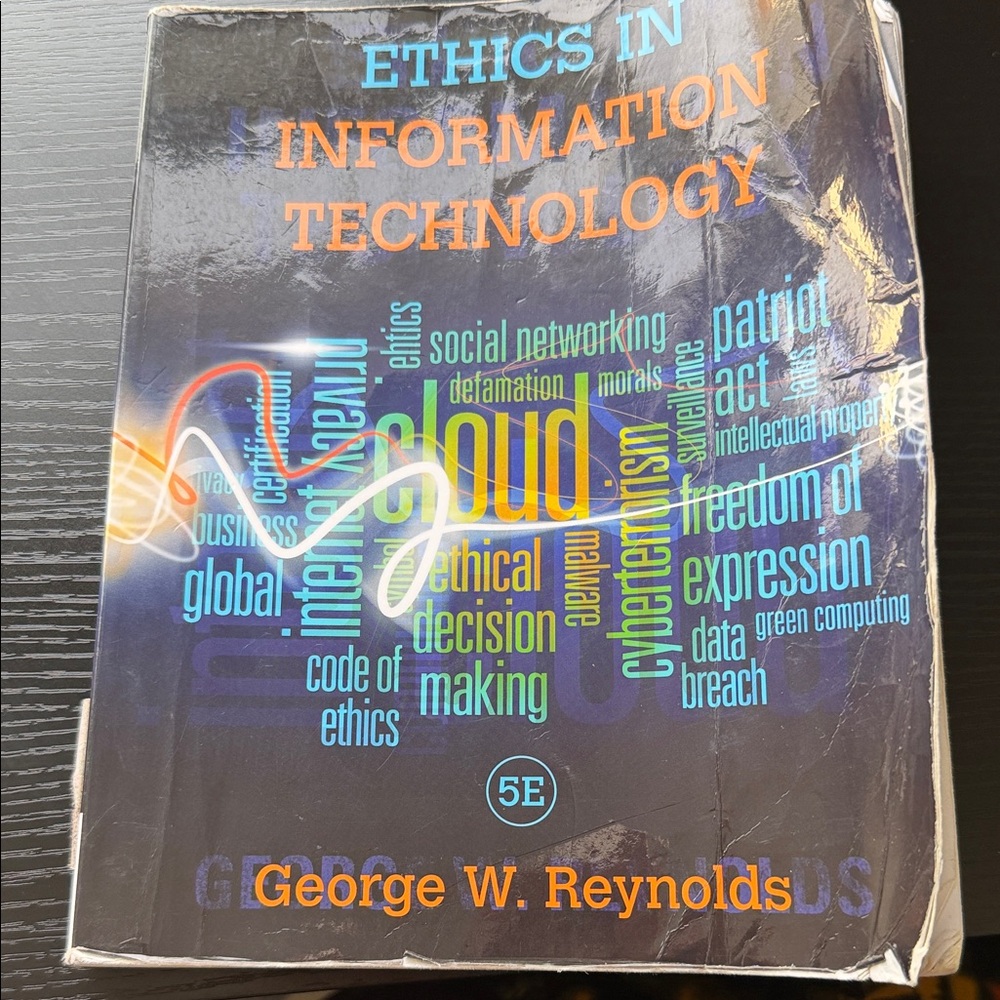 Ethics in Information Technology Book